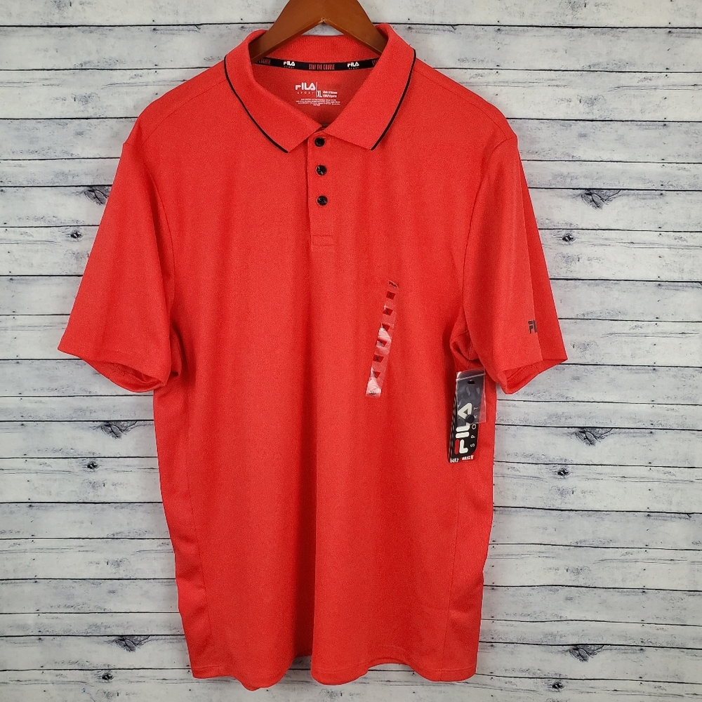 Fila Sport Golf Men’s Sz XL Polo Shirt Red